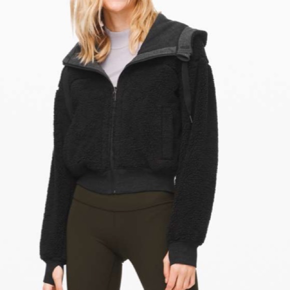 lululemon athletica Jackets & Blazers - NWT Lululemon Short, Sweet & Sherpa Jacket Blk S